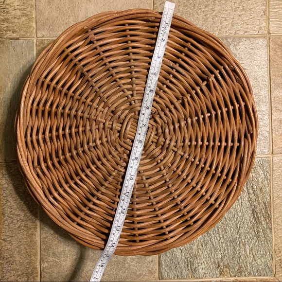 Pierre Large Heavy Duty Chip & Dip Brown with Green Wicker Basket - Picture 11 of 15